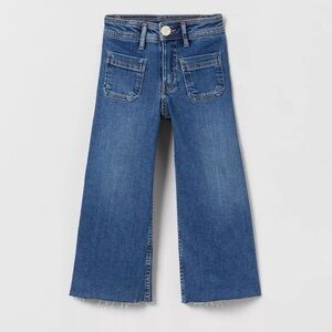 Zara Kids Blue Wide-Leg Jeans
